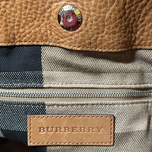 BURBERRY MAIDSTONE leather and nova check shoulder bag - Picture 10 of 15